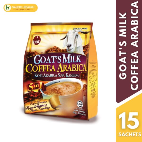 Kopi Arabica Susu Kambing Bot (25g X 15 sachets)