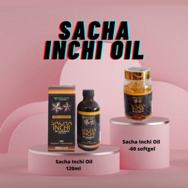 Sacha Inchi Oil (120ml) Green Heart